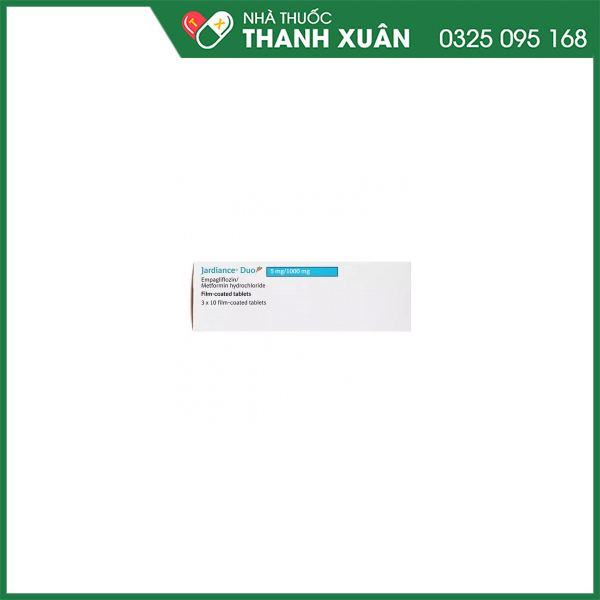 Jardiance Duo 5mg/1000mg trị đái tháo đường